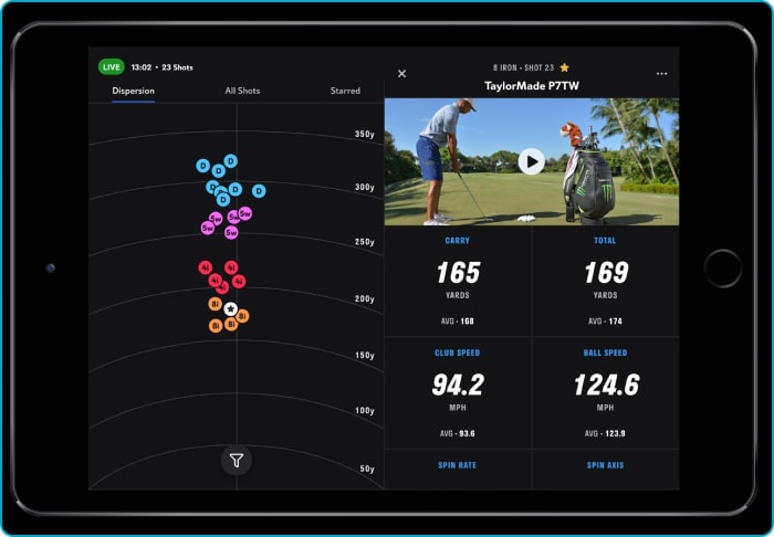 Record and analyse your golf swing