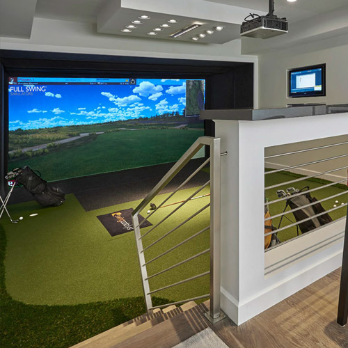 Simulator Using Golf Equipment