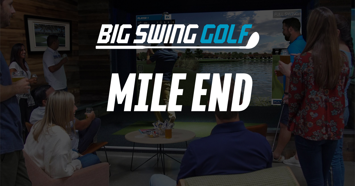 Big Swing Golf Mile End Come Play Virtual Golf Today